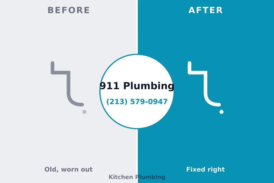 Before and after: plumbing repair Chase City, VA